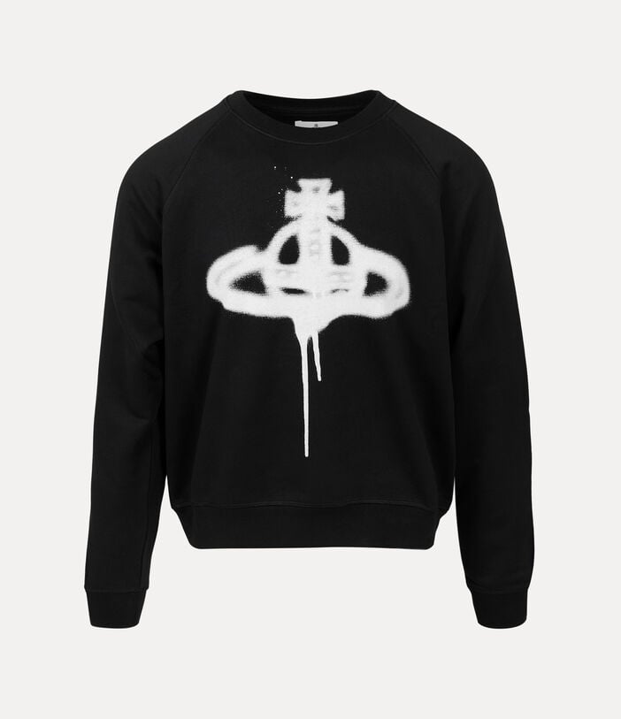 Vivienne Westwood SPRAY ORB RAGLAN SWEATSHIRT